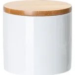 Keramická dóza s bambusovým víčkem - 480 ml sublimace termotransfer