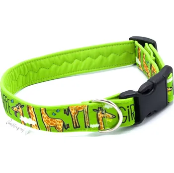 Obojek pro psa Pamlskový Ráj Obojek pro psa - žirafa Barva: zelená (žirafa)