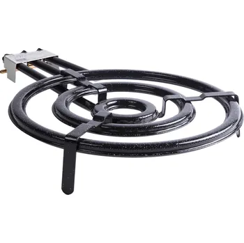 Vařič Hořák Paella Flat PB 53 cm, 12,5 kW, 3-kruhový Vaello Campos 7151, B 530/3 mm P26/70 (Vaello Campos 7151 VACA Paella gastro flat hořák na propan butan s regulací a smaltovanou úpravou)