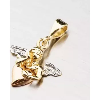 Přívěsek Dámský přívěsek zlato mix 585 - andílek 43-2128