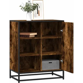 přebalovací pult a komoda Příborník kouřový dub 62x35x76 cm kompozitní dřevo Hnědá 848996