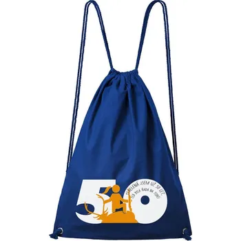 Městský batoh DOBRÝ TRIKO Bavlněný batoh Jsem střelená 50 let Barva: Královsky modrá