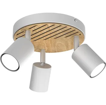 Bodové svítidlo Bodové svítidlo TERRA 3xGU10/8W/230V bílá/dub