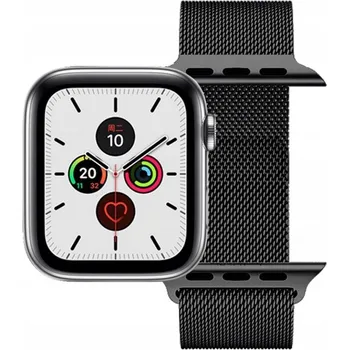 Řemínek na hodinky Náhradní řemínek / náramek pro Apple Watch 38-41mm - černý