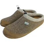 YURI – BF I12 – dámské filcové papuče s vyndavací stélkou; barva hnědá/ domácí obuv 39