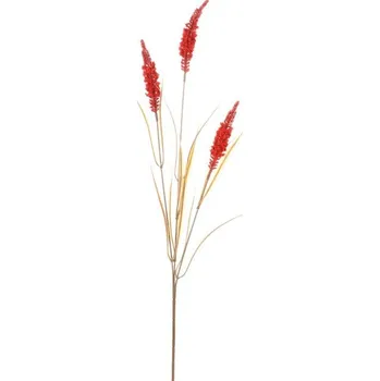 umělá květina Umělá květina Větev pšenice 75 cm, oranžová