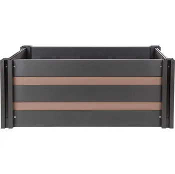 Vyvýšený záhon Vyvýšený WPC záhon 143x68x57 (Vyvýšený záhon WPC)