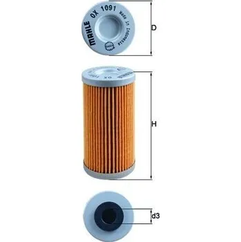 Olejový filtr Olejový filtr KNECHT OX 1091