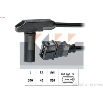 Kliková hřídel Generátor impulsů, klikový hřídel KW 453 182