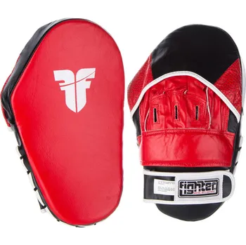 Lapa na box a MMA Lapy Fighter dlouhé - červená, JE-540 30cm x 19.5cm x 8cm