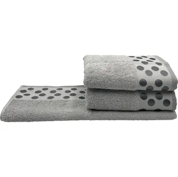Ručník OLIVIA ručník 50x 100 cm stříbrná šedá