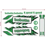 MOTOMAX, s.r.o. Sada nálepek BABETTA zelená *M