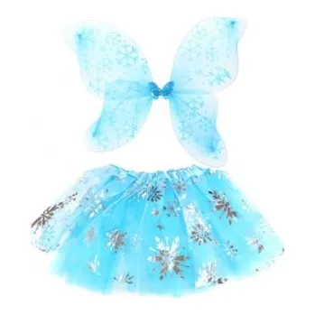 Karnevalový kostým Kostým Vánoční víla modrý