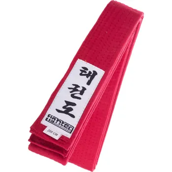 Bojový sport Fighter Taekwondo ITF pásek - červená, FTB-05 240