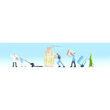 Modelová železnice TT - Skladníci / NOCH 45038