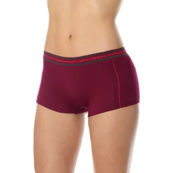 Boxerky Brubeck dámské boxerky Active wool Barva: Fialová, Velikost: L