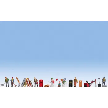 Modelová železnice H0 - Set zimní den / NOCH 16220