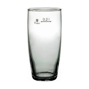 Sklenice Sklenice WILLI 0,2L cejch * (Cena za 1 kus)