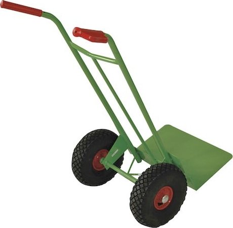 Rudl 01A • VELKÁ LOPATA | nosnost 350 kg, lopata 500x290 mm, kola 300 mm | kola plnopryžové 300mm