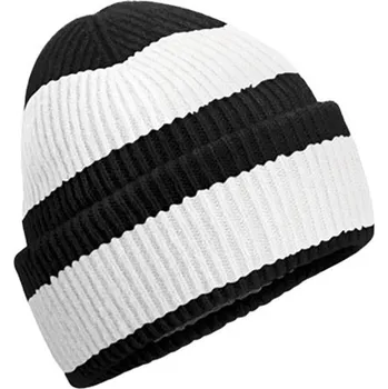 Pokrývka hlavy Beechfield Zimní čepice B391R Black-Soft White one size