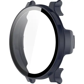 Příslušenství k chytrým hodinkám VSECHNONAMOBIL 94620 PC FULL COVER Plastový kryt se sklem pro Garmin Lily 2 Active modrý
