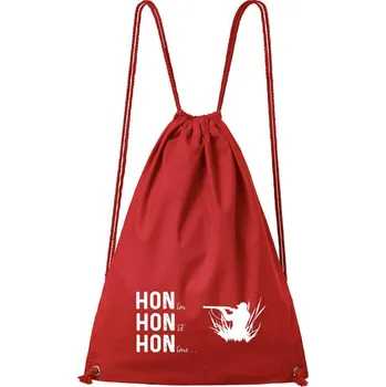 Městský batoh DOBRÝ TRIKO Bavlněný batoh s potiskem Hon Barva: Červená
