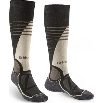 Pánské ponožky ponožky BRIDGEDALE Ski Midweight graphite/bungee - S