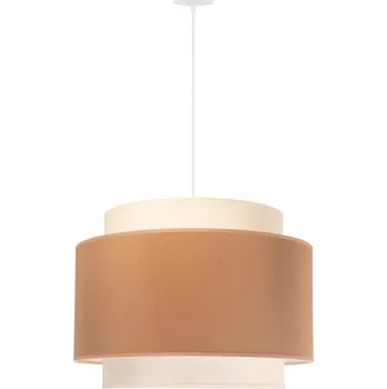 Duolla - Lustr na lanku SOHO 1xE27/40W/230V pr. 40 cm béžová/krémová