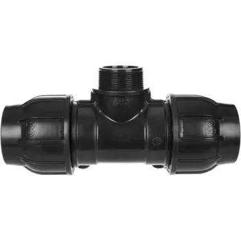 Fitinka T-kus Gebo plast vnější závit 63 mm x 2"