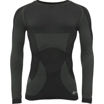 Pánské termo triko Lotto UW TOP 2XL Černá, Tmavě šedá, Šedá