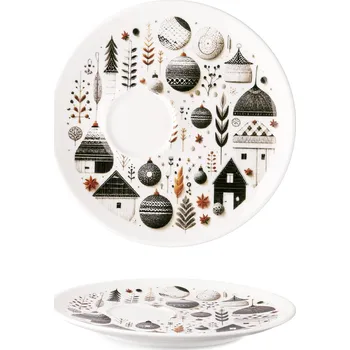 Lilien | Podšálek s excentrickým zrcátkem, 16 cm, Yule craft