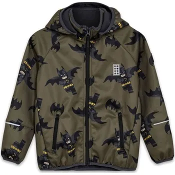 Chlapecké oblečení Chlapecká softshellová bunda LEGO® kidswear LWSCOUT 620 122 Khaki, Černá, Žlutá