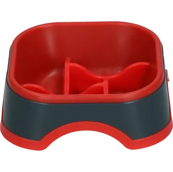 lízací podložka Eat Slow Live Longer zpomalovací miska Amaze Pinwheel červená 16cm