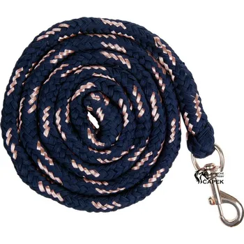Vybavení pro koně Vodítko HKM -ROSEGOLD- - Vínová
