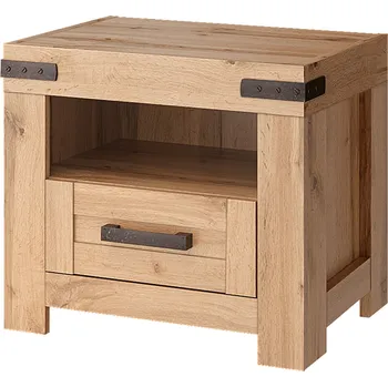 Noční stolek Tempo Kondela Mateo 1s (dub wotan)