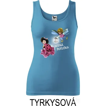 Tílko dámské, Hodná beruška Barva: Tyrkysová, Velikost: M