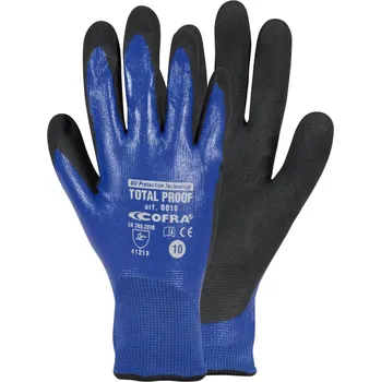 Pracovní rukavice Rukavice Cofra Total Proof Barva: Modrá;Šedá, Velikost rukavic: 10