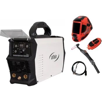 Svářečka ALFA IN PERUN 200 AC/DC Pulse + TIG hořák PARKER 4m U/D + kukla + zem SET TOP