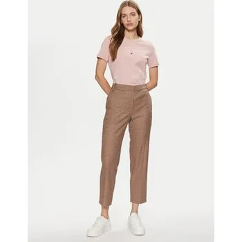 Pánské oblečení Tommy Hilfiger T-Shirt WW0WW43895 Růžová Regular Fit M