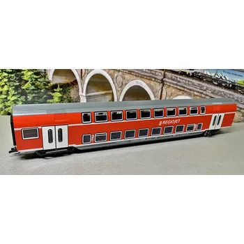 Modelová železnice TT - patrový vagon 2. třídy DBz 750 RegioJet, Slovensko / TILLIG 16797