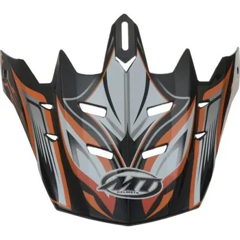 Příslušenství k helmě na motorku kšilt pro přilby MX-1/MX-2 Technical, MT - Španělsko (oranžová/černá/bílá/šedá)