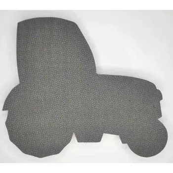 Pěnový traktor šedý EVA Toyformat - Malý Génius trak_gry