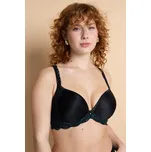 Podprsenka bezešvá vyztužená Triola 29870 černá Barva: černá, Velikost: 85D