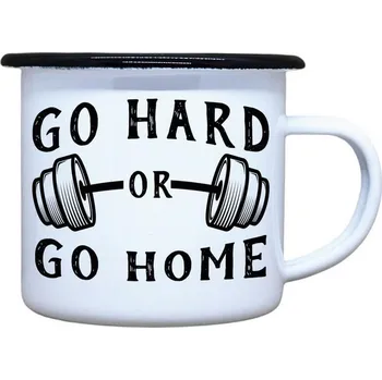 DOBRÝ TRIKO Plecháček s potiskem Go hard Velikost plecháčku: 330 ml