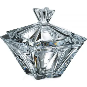 Dóza na potraviny Skleněná dóza, Crystalite Bohemia, METROPOLITAN, 15 cm