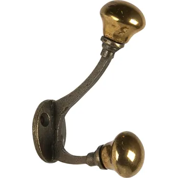 Věšák Clayre & Eef - Kovový háček 6Y4586GO