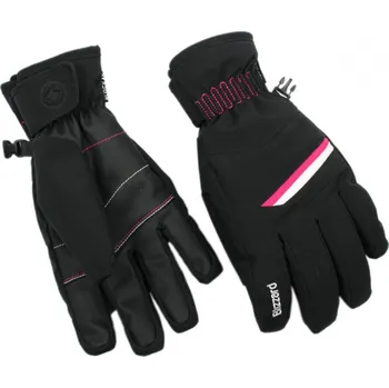 Sportovní chránič Lyžařské rukavice Blizzard VIVA PLOSE, černá/růžová Velikost: 8