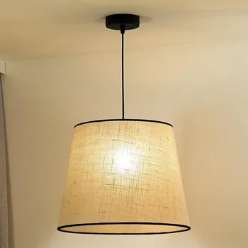 Duolla - Lustr na lanku YUTE 1xE27/15W/230V pr. 38 cm šedá/černá