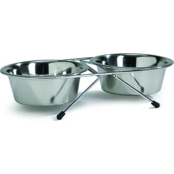 Miska pro psa Beeztees Stojánek se 2 miskami 463 1,80L