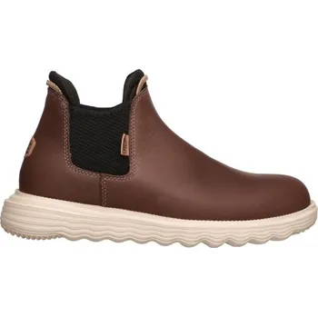 Dámské tenisky Dámská volnočasová obuv HEY DUDE BRANSON BOOT CRAFT LEATHER 36 Hnědá, Černá, Béžová